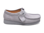 Mocasini CLARKS mov, WALLABEE EVO SH, din piele intoarsa