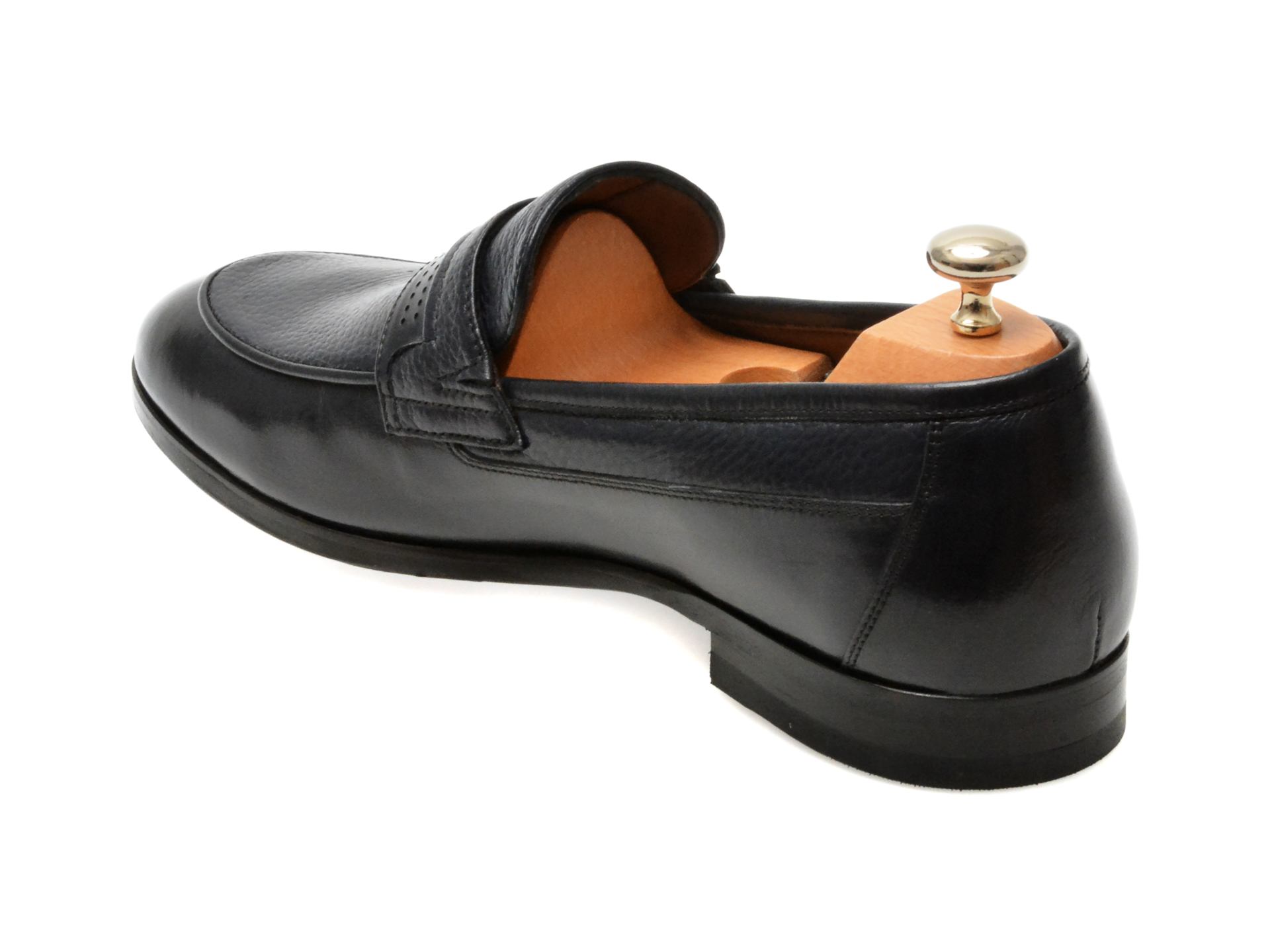 Mocasini eleganti LE COLONEL bleumarin, 630121, din piele naturala - imagine 5
