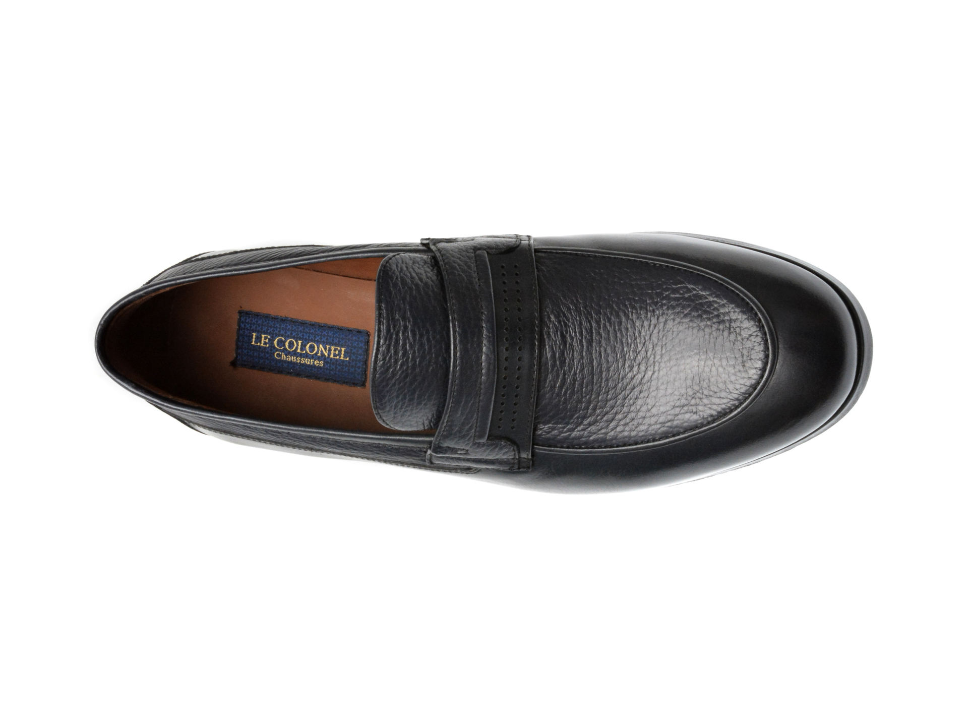 Mocasini eleganti LE COLONEL bleumarin, 630121, din piele naturala - imagine 6