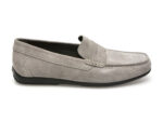 Mocasini GEOX gri, U450WC, din piele intoarsa