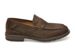 Mocasini OTTER maro, E181, din nabuc