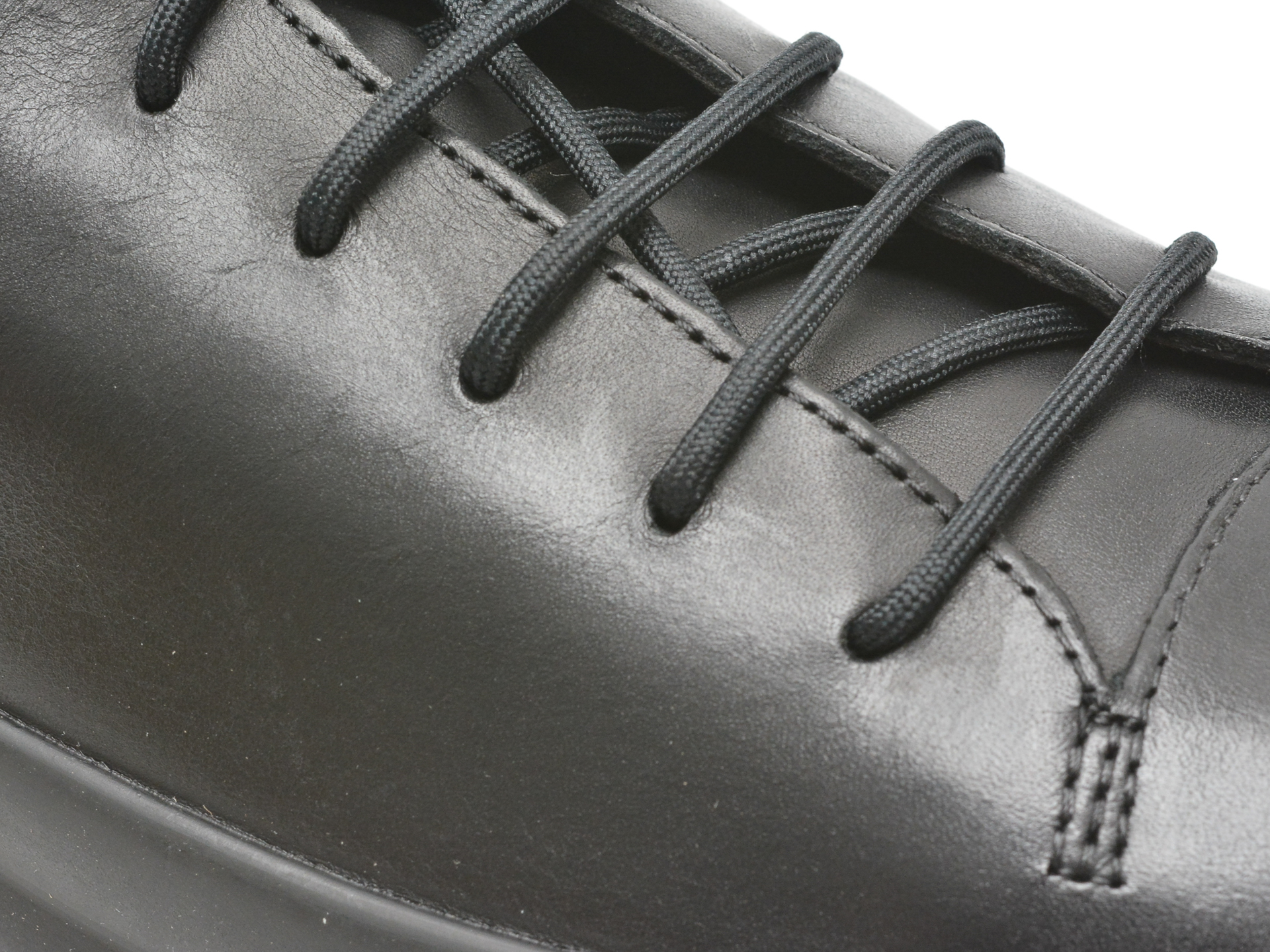 Pantofi CAMPER negri, CHASIS SPORT, din piele naturala - imagine 2