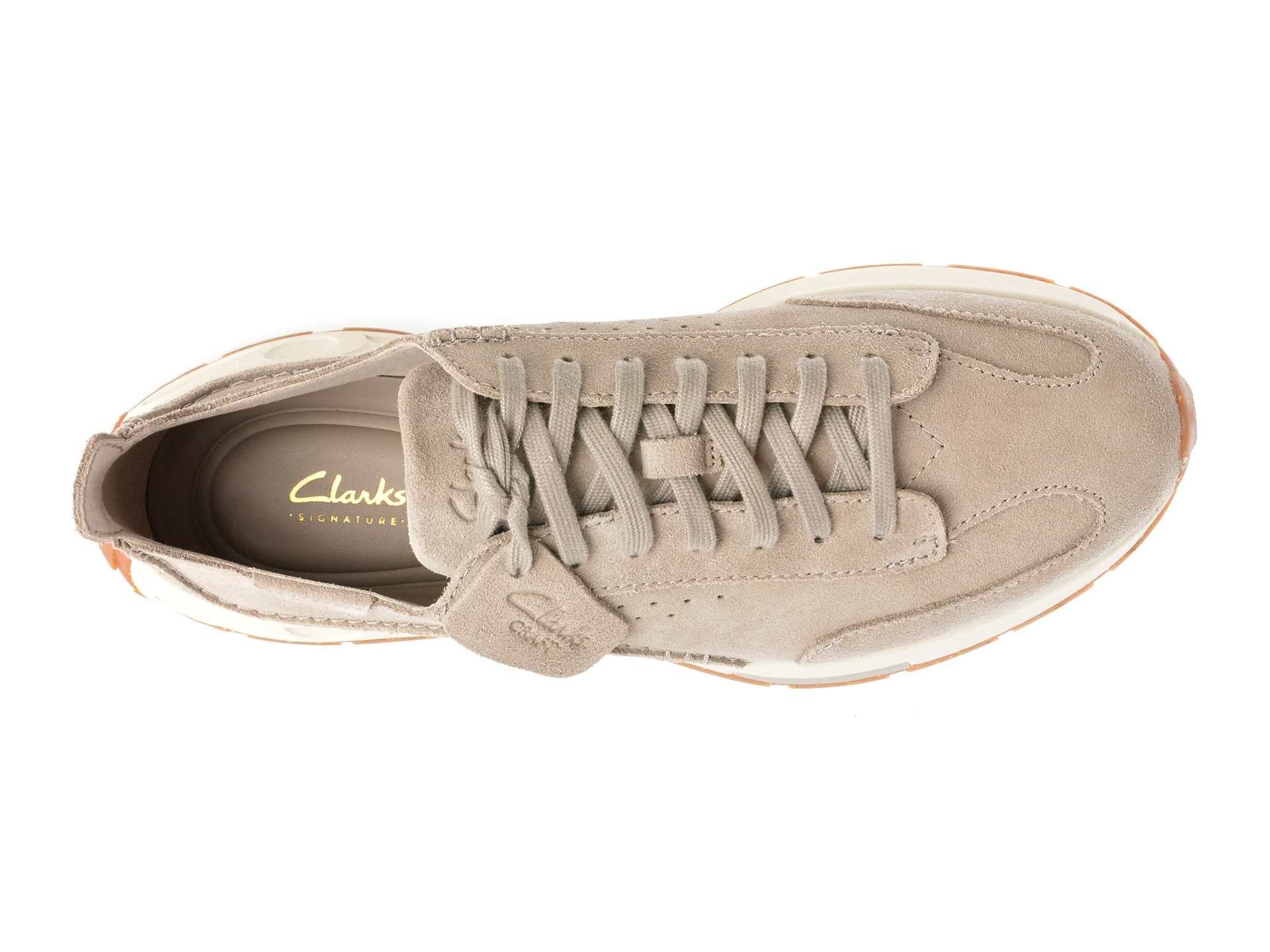 Pantofi casual CLARKS gri, CRAFT SPEED, din piele intoarsa - imagine 6