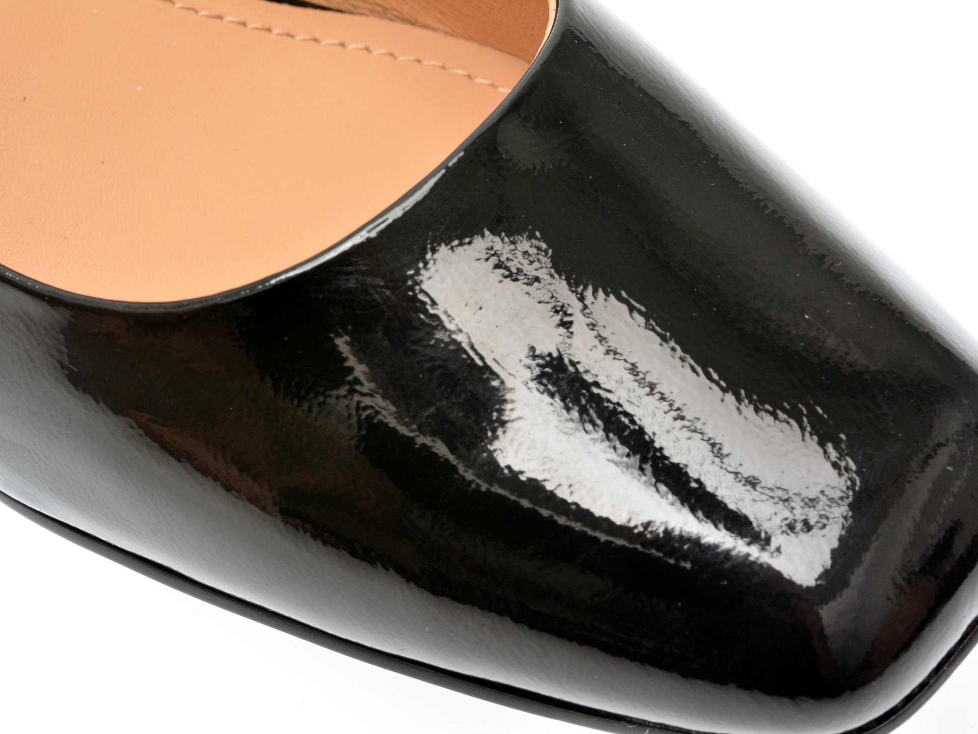 Pantofi casual EPICA negri, 09830D, din piele naturala lacuita - imagine 2