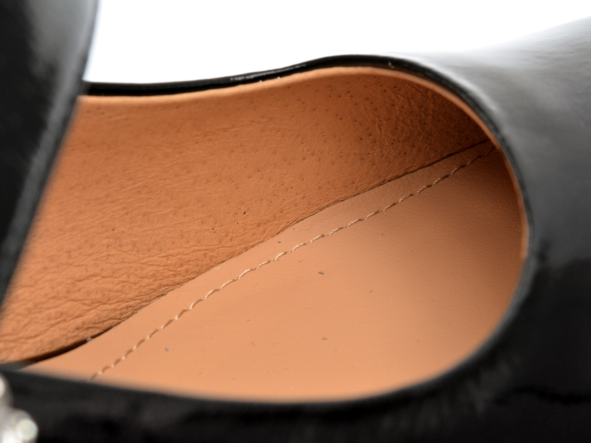 Pantofi casual EPICA negri, 11030D, din piele naturala lacuita - imagine 3