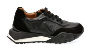Pantofi casual EPICA negri, 1187068, din piele naturala