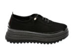 Pantofi casual EPICA negri, 387375, din piele intoarsa
