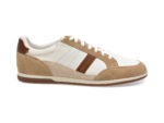 Pantofi casual GEOX albi, U454GA, din piele naturala