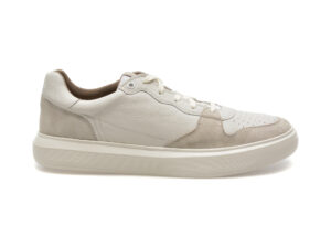 Pantofi casual GEOX albi, U455WB, din piele naturala