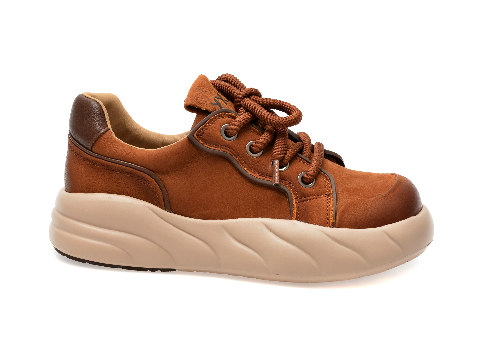 Pantofi casual GRYXX maro, 1801, din piele naturala