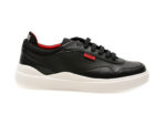 Pantofi casual HUGO negri, 6931, din piele ecologica