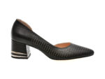 Pantofi casual IMAGE negri, 367887, din piele naturala