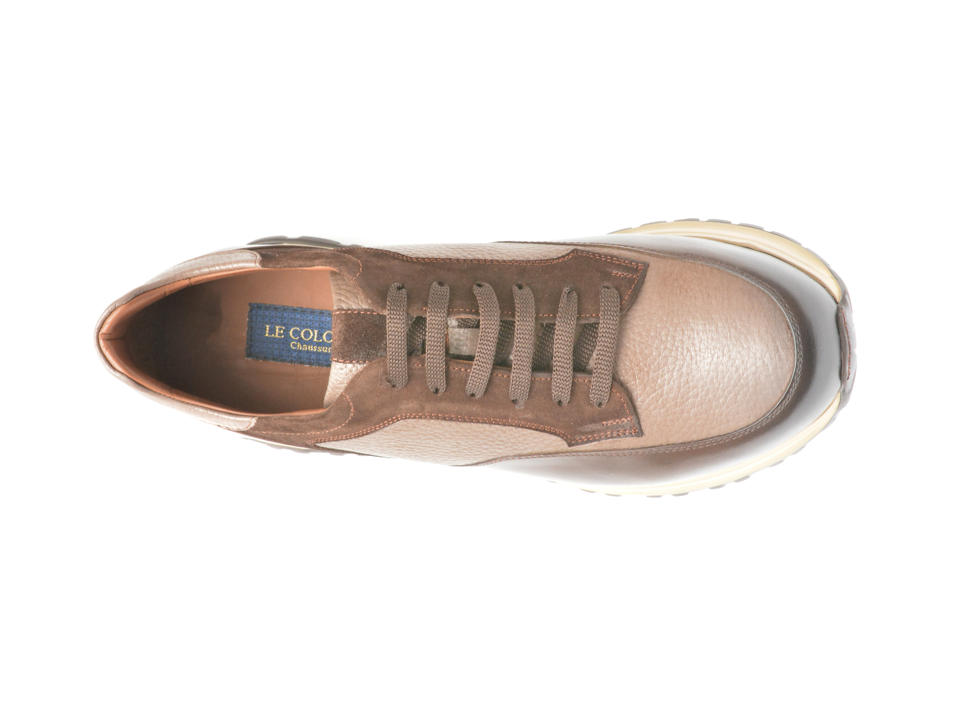 Pantofi casual LE COLONEL maro, 494801, din piele naturala - imagine 6