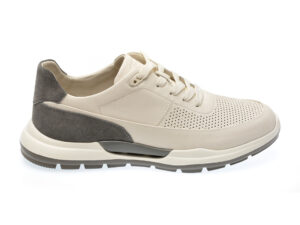 Pantofi casual OTTER albi, 1, din piele naturala