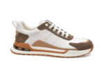Pantofi casual OTTER albi, 40003, din piele naturala