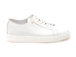 Pantofi casual OTTER albi, MYS03, din piele naturala