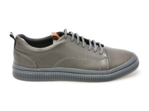 Pantofi casual OTTER gri, AST1, din piele naturala