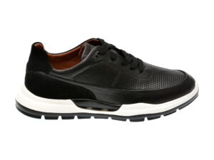 Pantofi casual OTTER negri, 1, din piele naturala