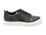 Pantofi casual OTTER negri, AST1, din piele naturala