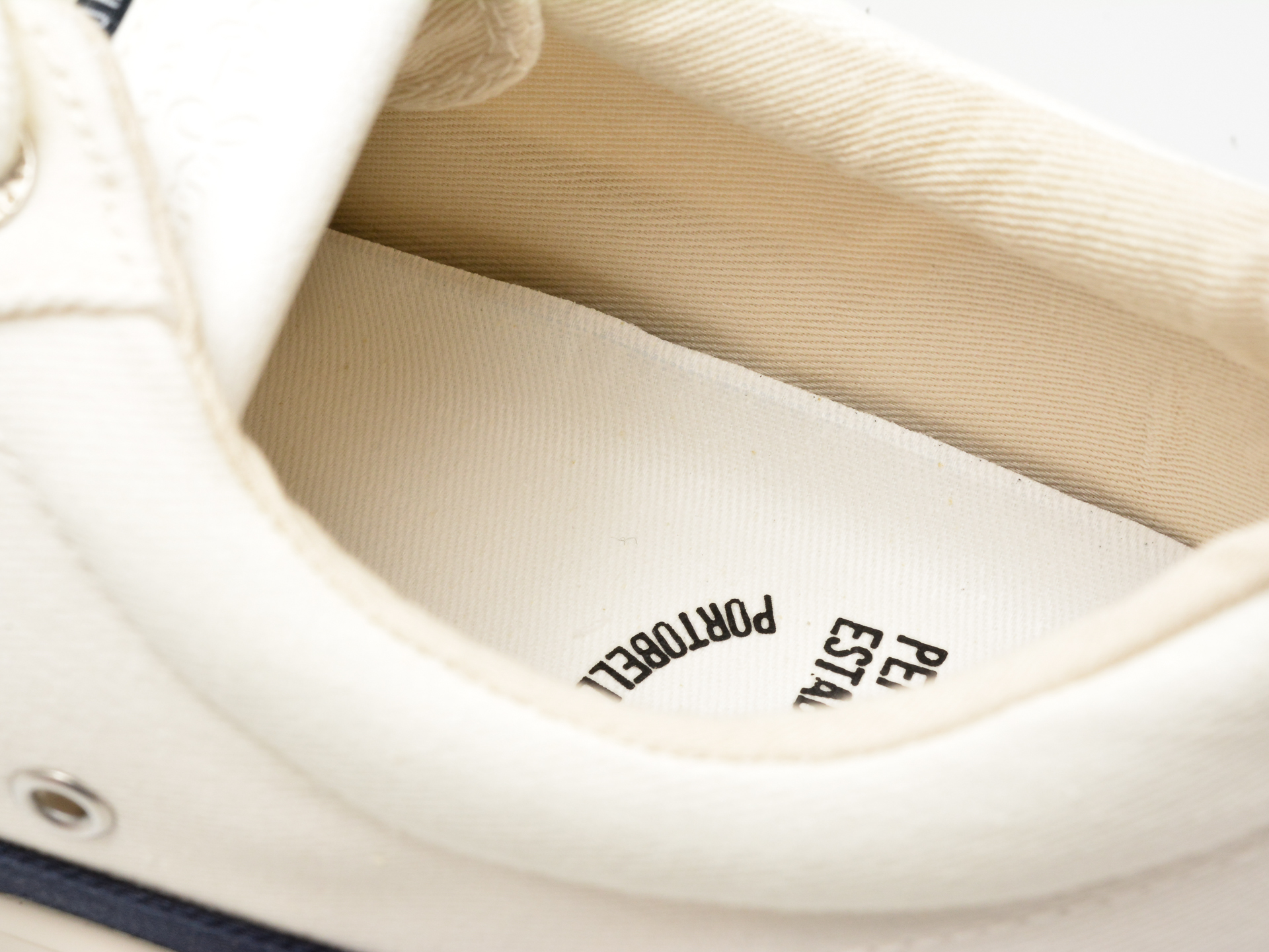 Pantofi casual PEPE JEANS albi, BEN BAND, din material textil - imagine 3