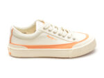 Pantofi casual PEPE JEANS albi, BEN ROAD, din material textil