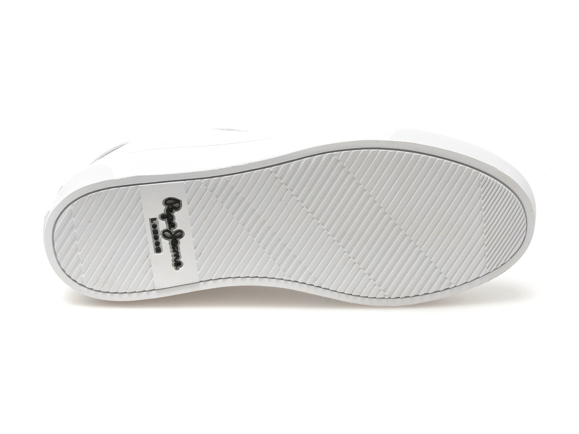 Pantofi casual PEPE JEANS albi, CAMDEN SUPRA, din piele naturala - imagine 7