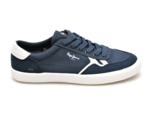 Pantofi casual PEPE JEANS bleumarin, TRAVIS BRIT, din material textil