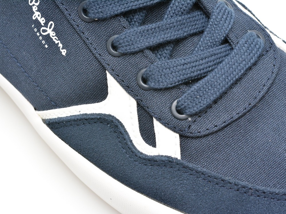 Pantofi casual PEPE JEANS bleumarin, TRAVIS BRIT, din material textil - imagine 2