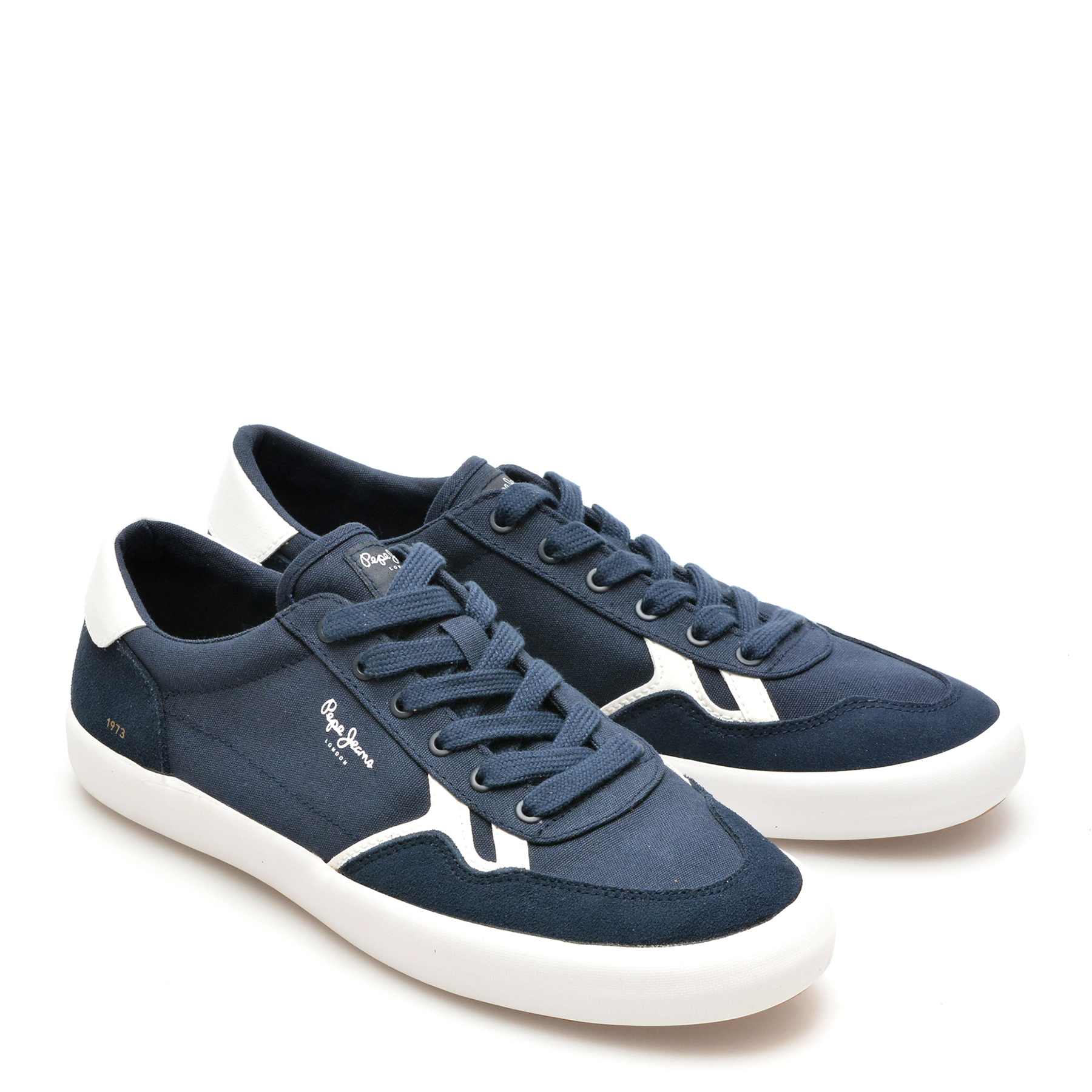 Pantofi casual PEPE JEANS bleumarin, TRAVIS BRIT, din material textil - imagine 4