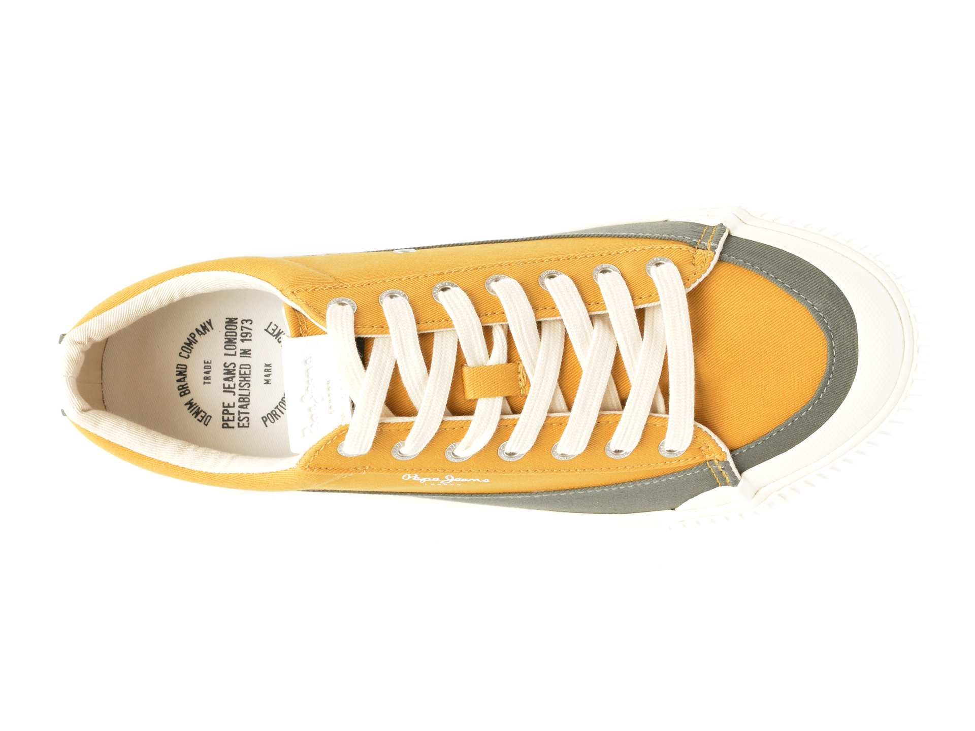 Pantofi casual PEPE JEANS maro, BEN BAND, din material textil - imagine 6