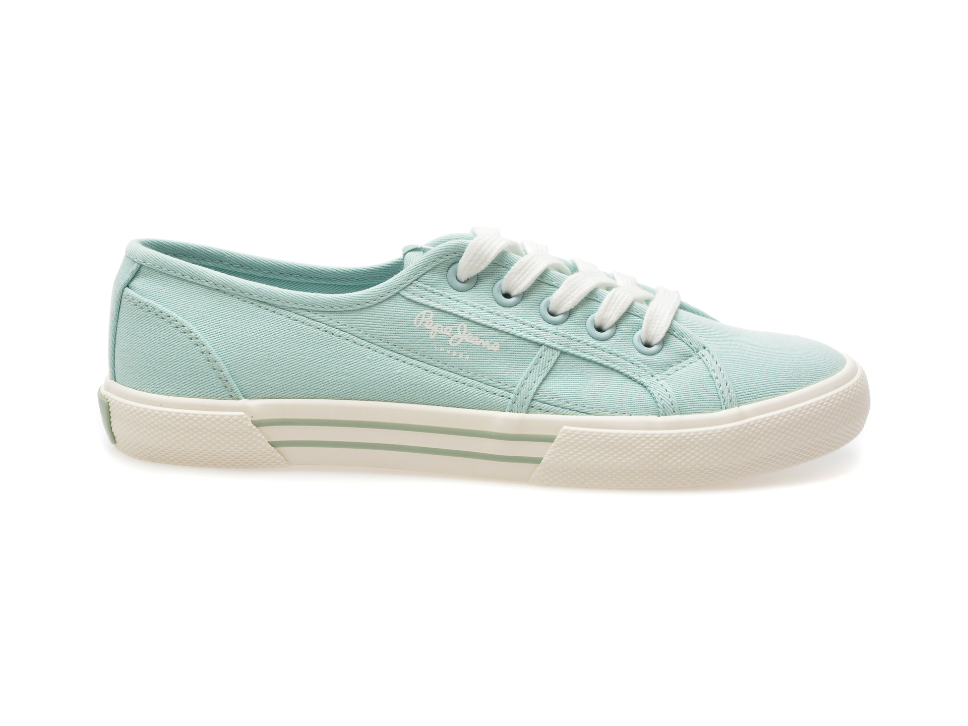 Pantofi casual PEPE JEANS verzi, LS31287, din material textil