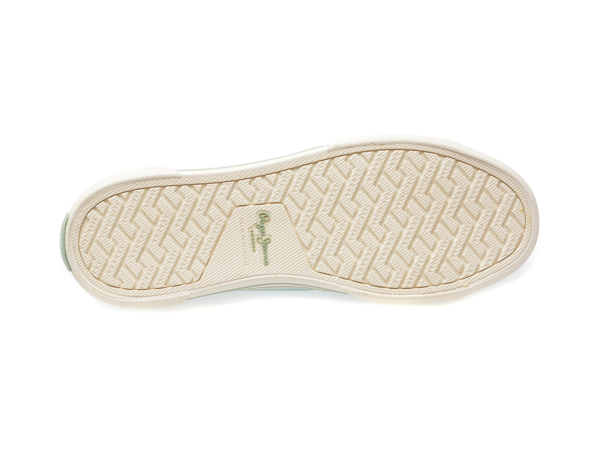 Pantofi casual PEPE JEANS verzi, LS31287, din material textil - imagine 7