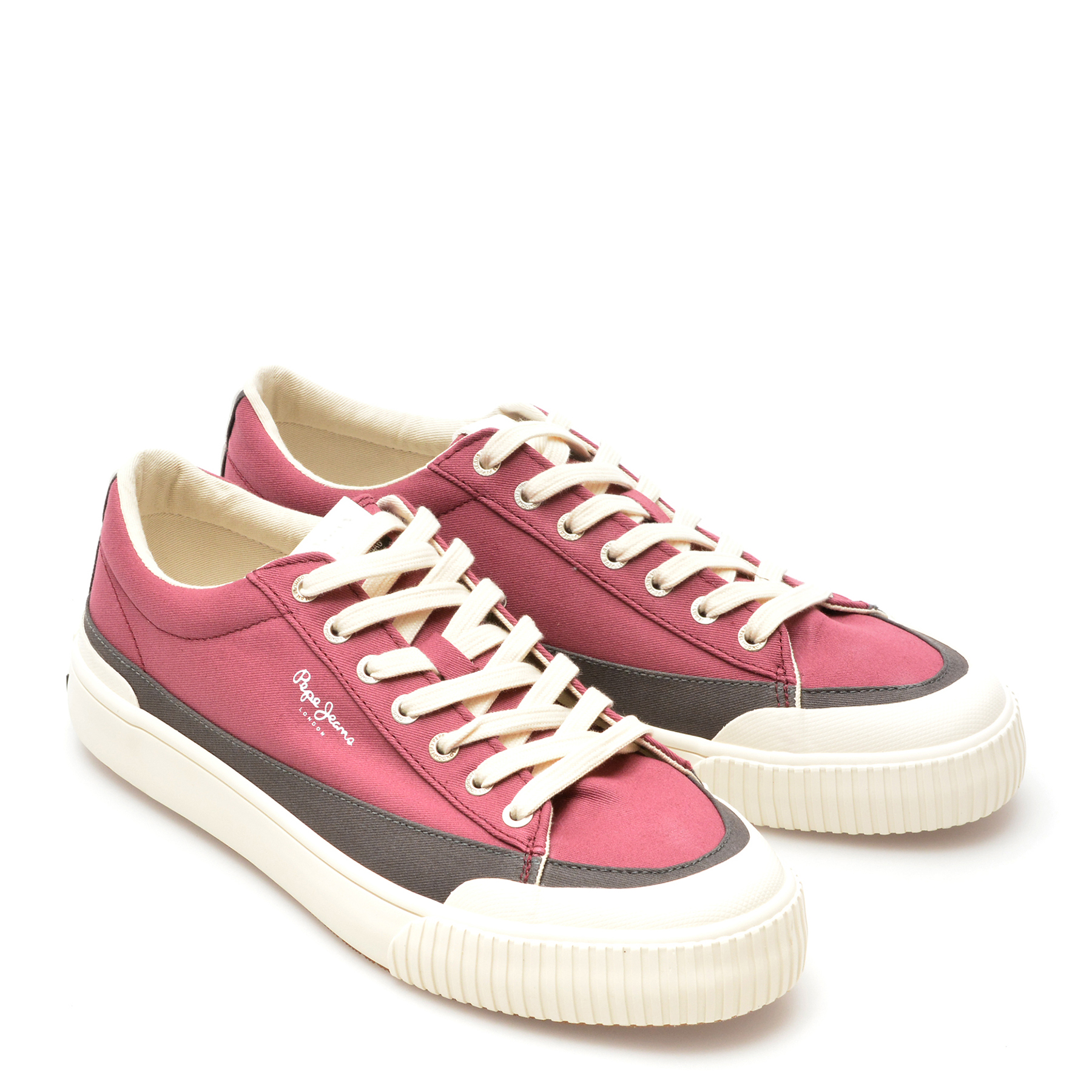 Pantofi casual PEPE JEANS visinii, BEN BAND, din material textil - imagine 4