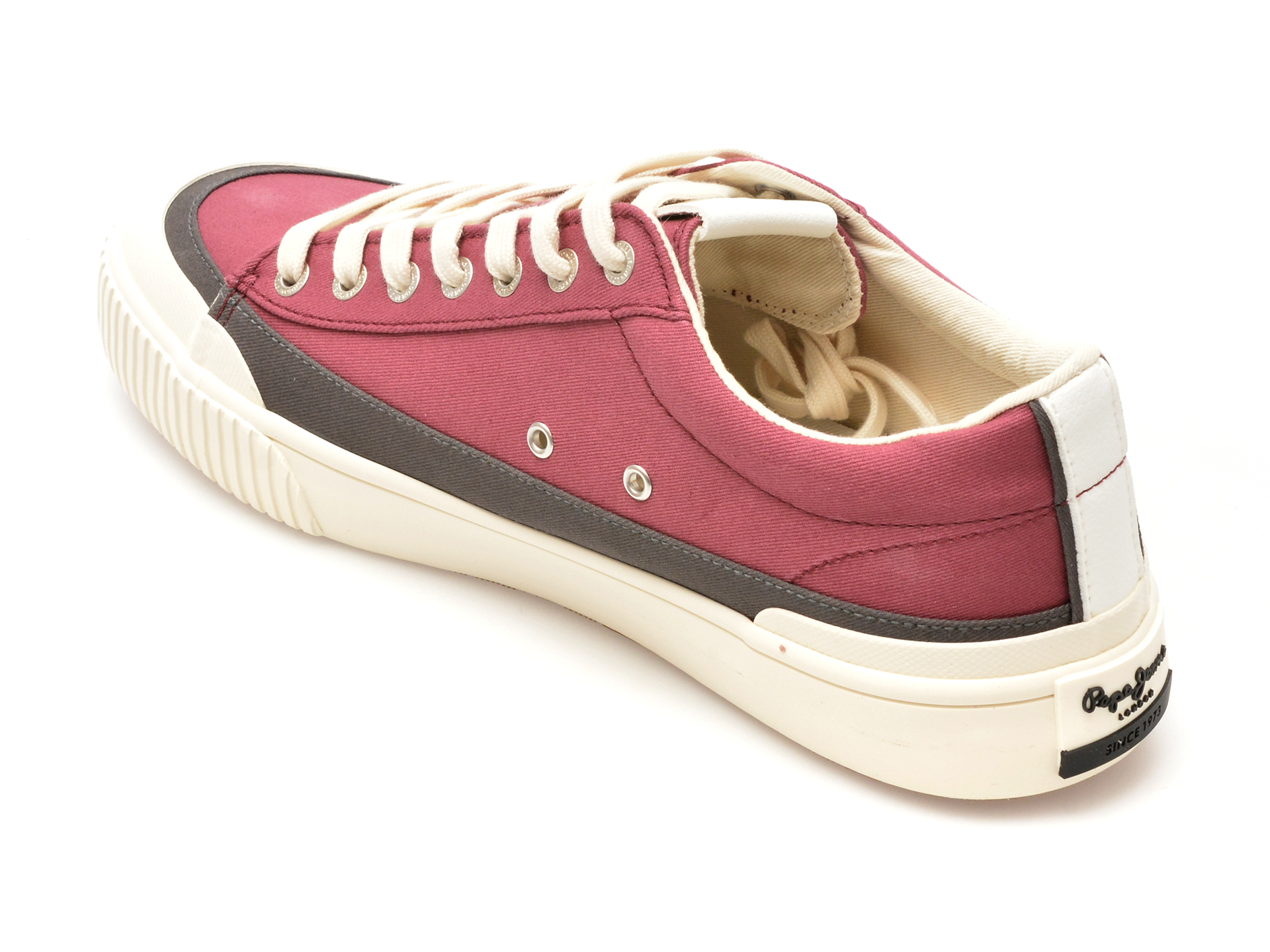 Pantofi casual PEPE JEANS visinii, BEN BAND, din material textil - imagine 5