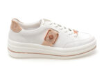 Pantofi casual REMONTE albi, D1C021, din piele naturala