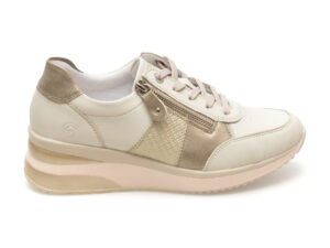 Pantofi casual REMONTE albi, D24141,din piele naturala