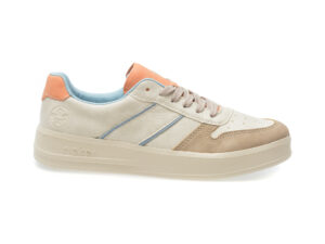 Pantofi casual RIEKER bej, M8410, din piele ecologica
