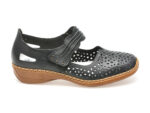 Pantofi casual RIEKER bleumarin, 41399, din piele naturala