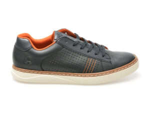 Pantofi casual RIEKER bleumarin, B99101, din piele naturala