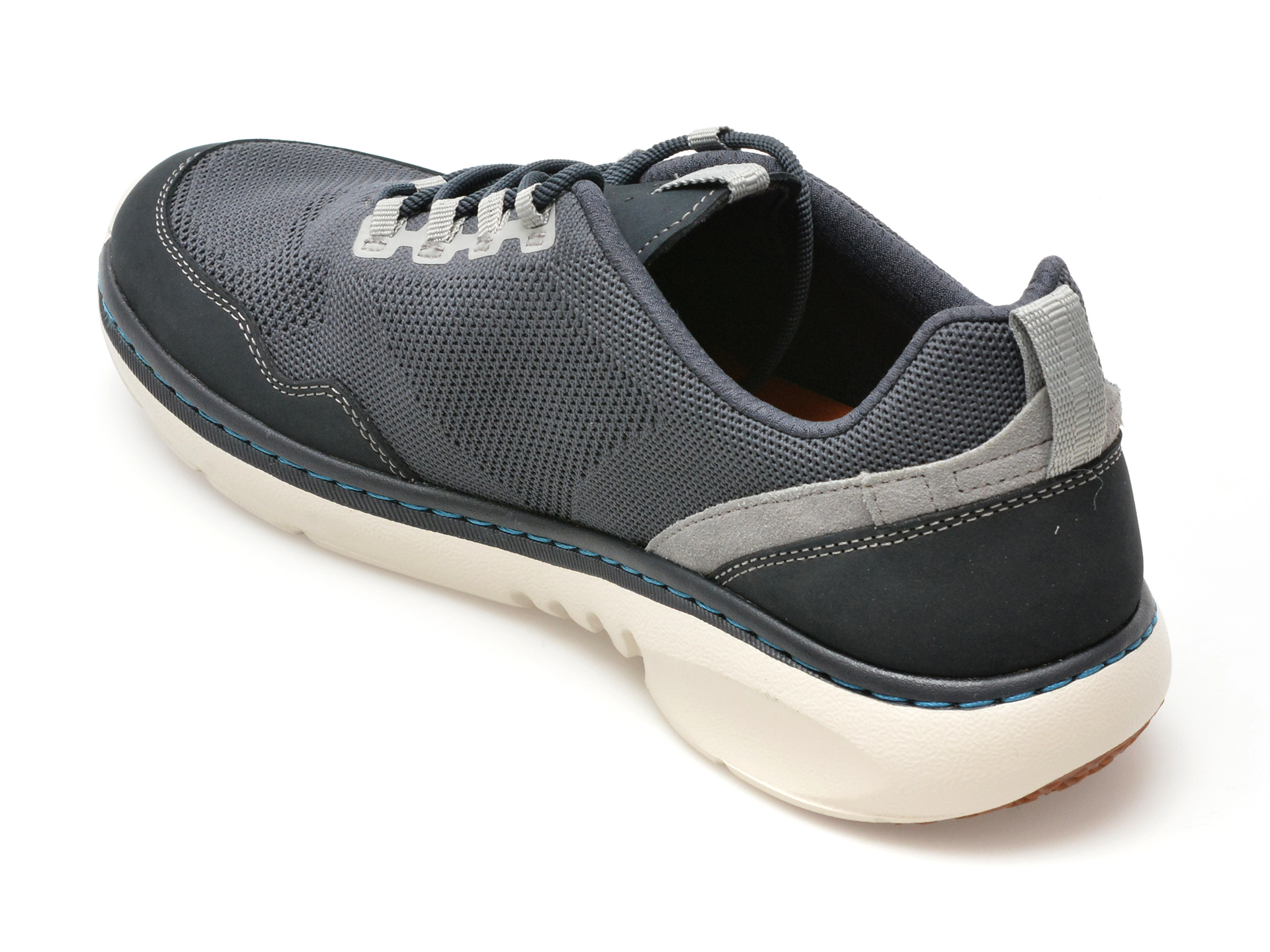 Pantofi CLARKS bleumarin, CLARKS PRO KNIT, din material textil - imagine 5