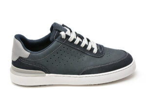 Pantofi CLARKS bleumarin, COURTLITE RUN, din nabuc