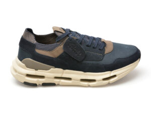 Pantofi CLARKS bleumarin, NXE LO, din nabuc