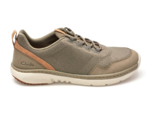 Pantofi CLARKS gri, CLARKS PRO KNIT, din material textil