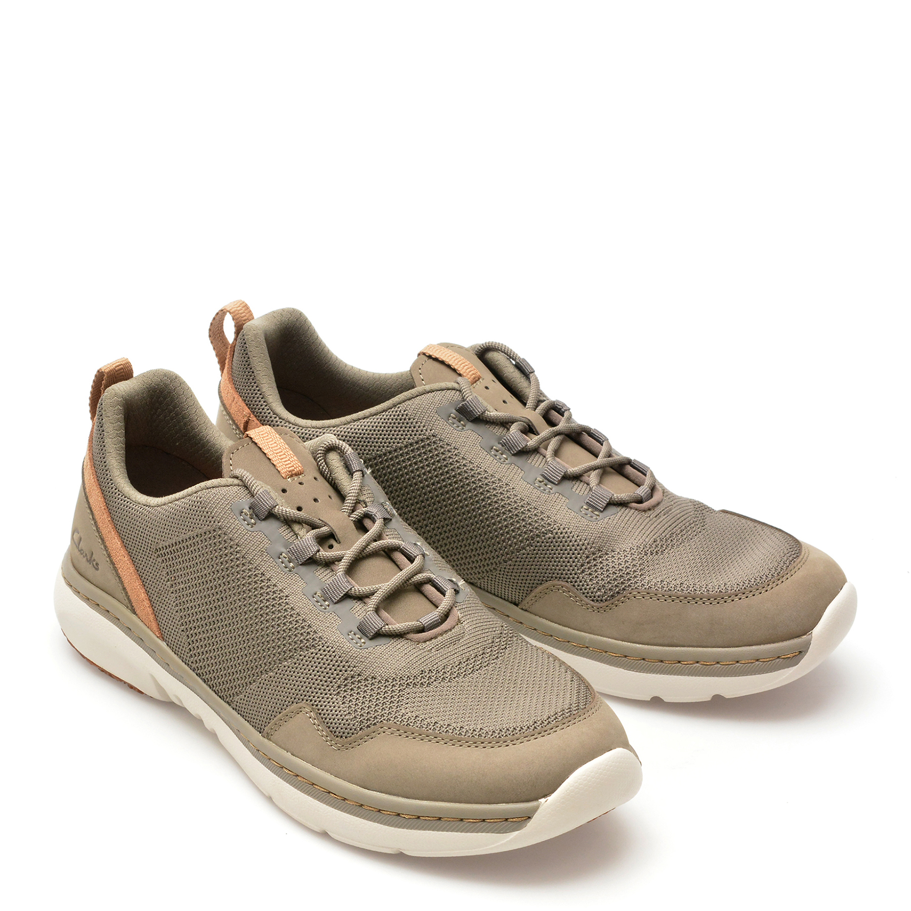 Pantofi CLARKS gri, CLARKS PRO KNIT, din material textil - imagine 4