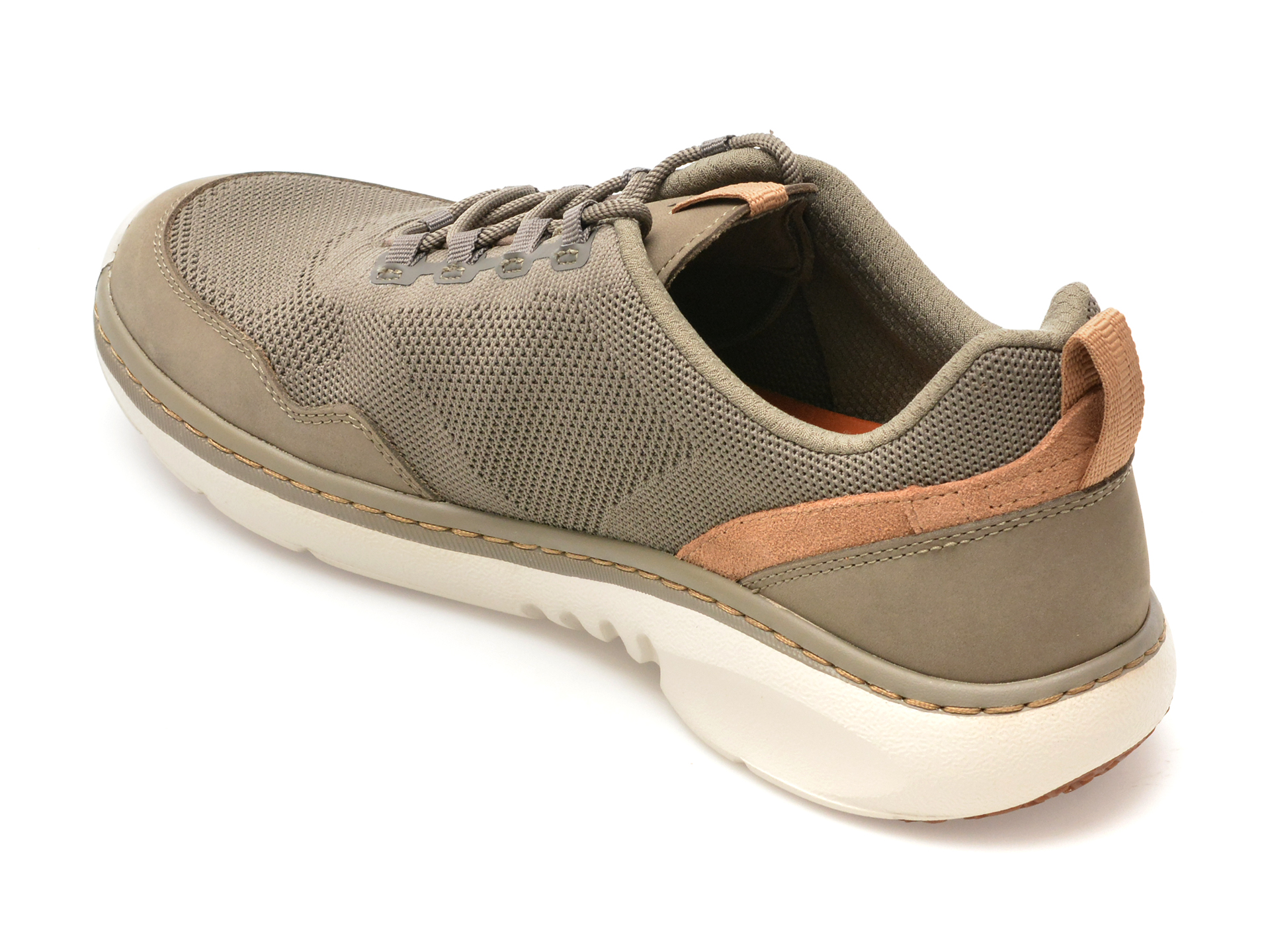 Pantofi CLARKS gri, CLARKS PRO KNIT, din material textil - imagine 5