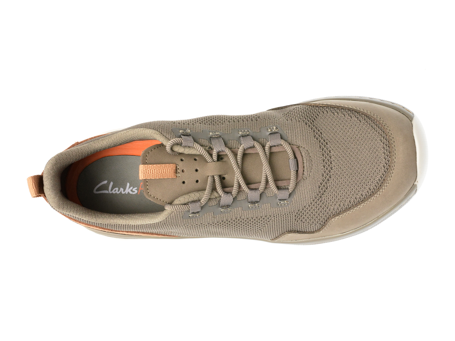 Pantofi CLARKS gri, CLARKS PRO KNIT, din material textil - imagine 6