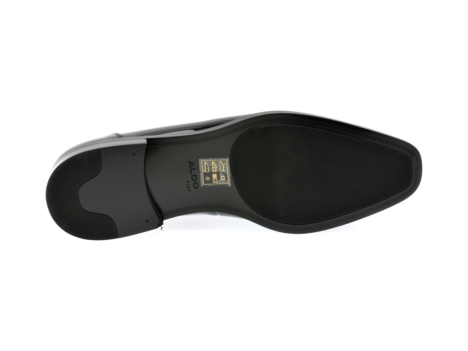 Pantofi eleganti ALDO negri, AALTO001, din piele naturala lacuita - imagine 7