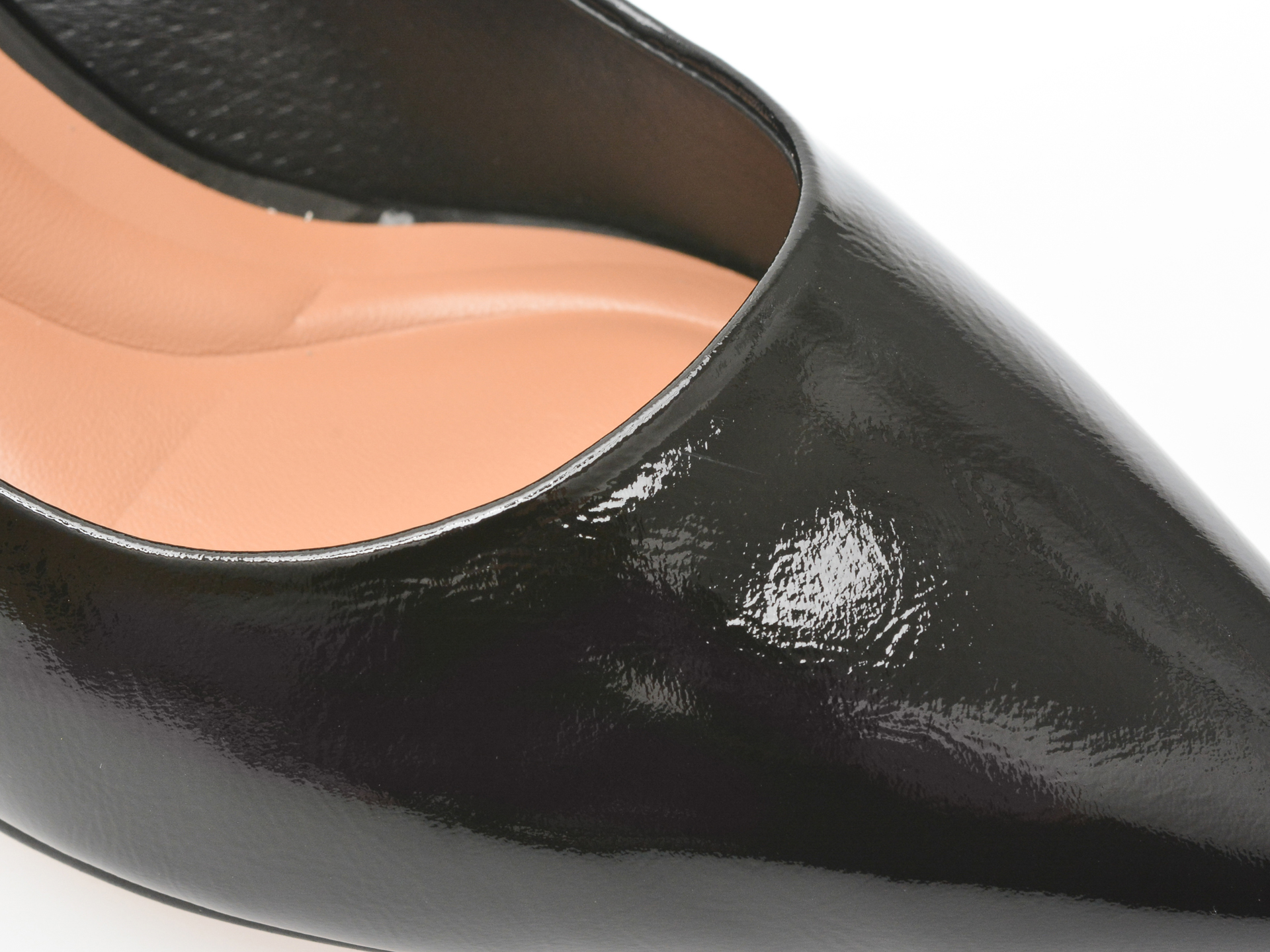 Pantofi eleganti EPICA negri, 4009, din piele naturala lacuita - imagine 2