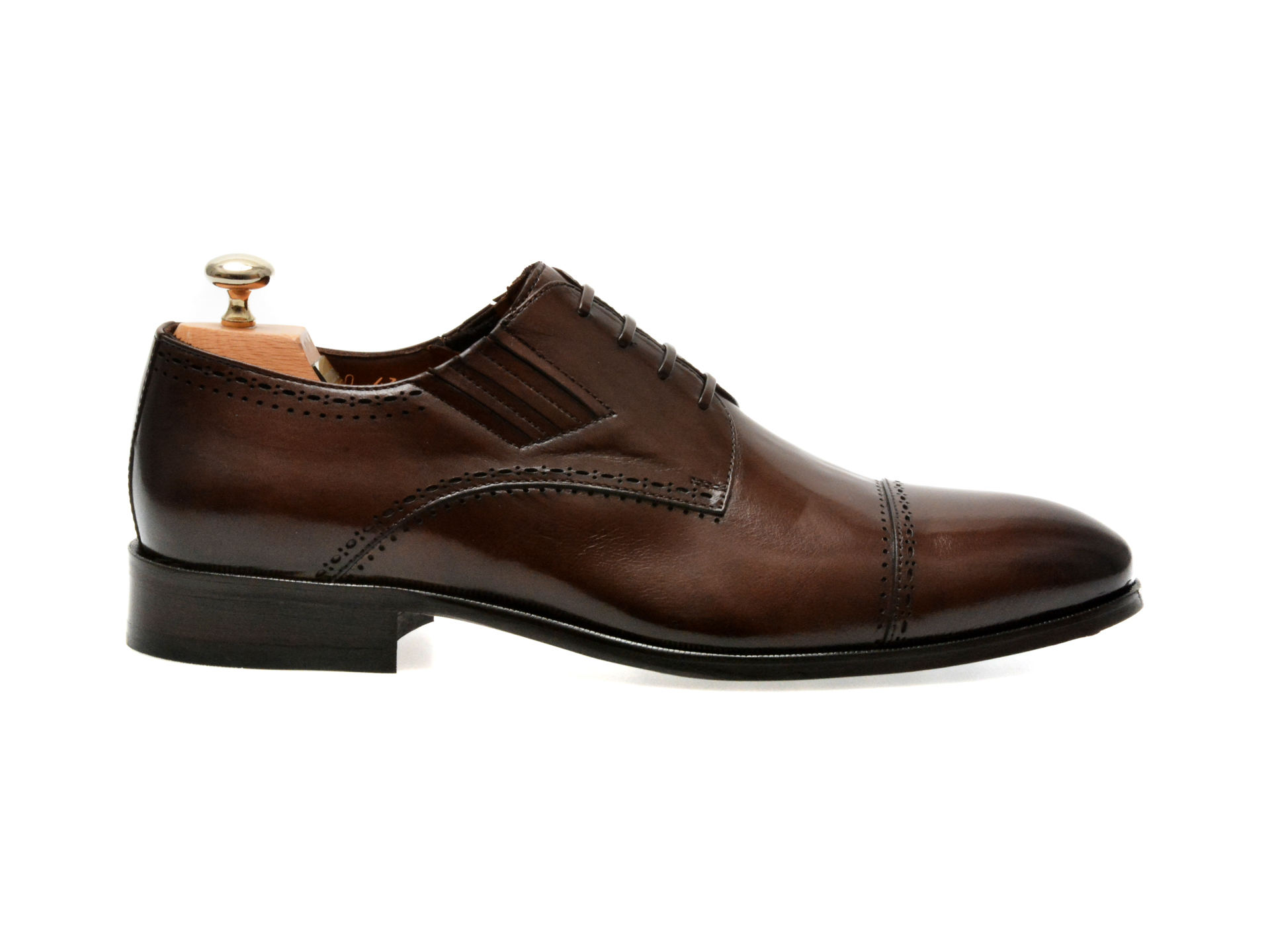 Pantofi eleganti LE COLONEL maro, 509301, din piele naturala