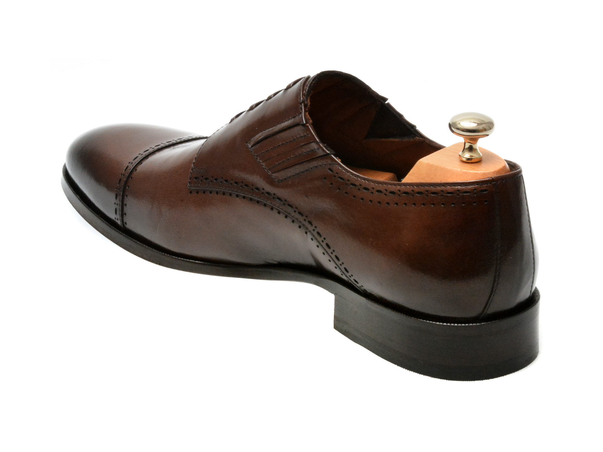 Pantofi eleganti LE COLONEL maro, 509301, din piele naturala - imagine 5